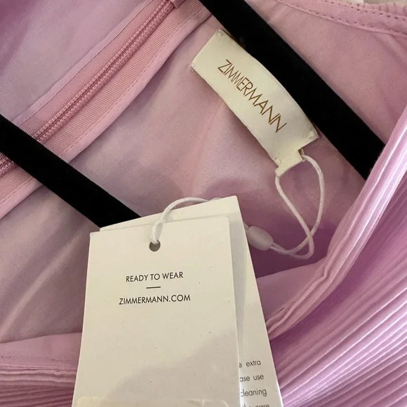 Women's Pleated Mini Dress - Picture 7 of 7